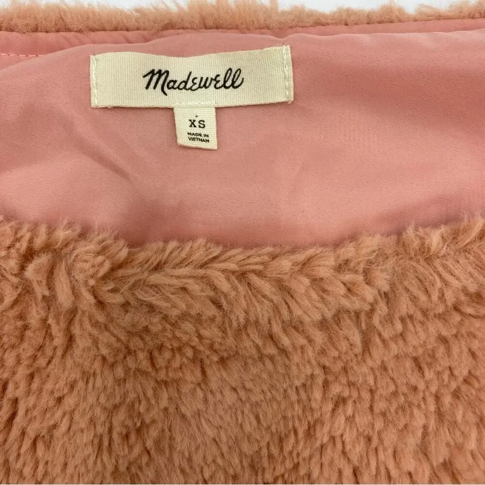 Madewell Salmon Pink Superfurry Sweater Women’s XS - Picture 3 of 8